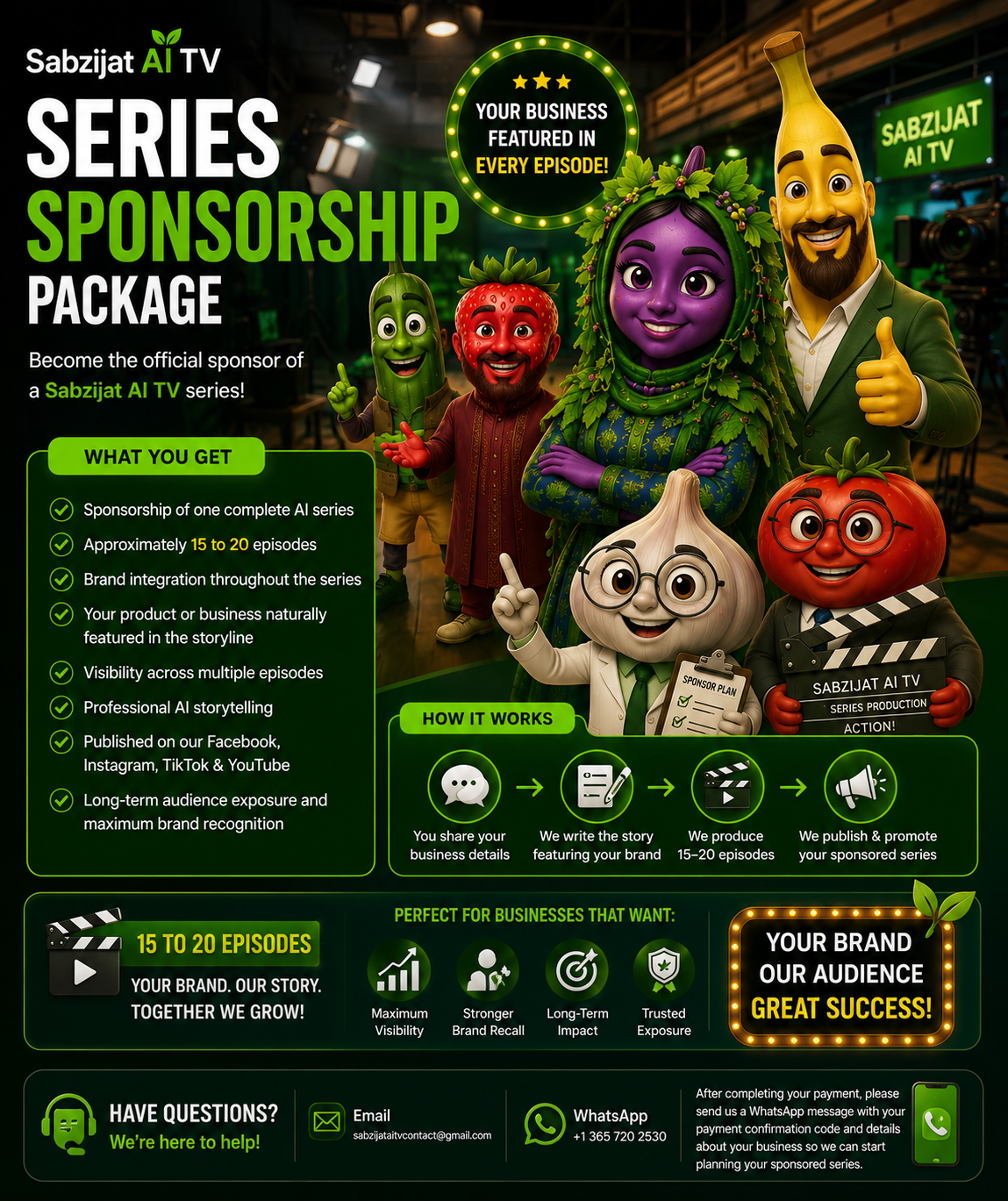 Premium Series Sponsorship Package